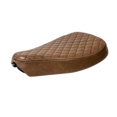 Seat Bobber Typ 3 Tuck N' Roll Diamond  - Vintage hnědá